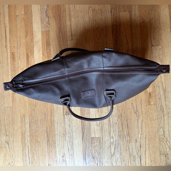 Lagerfeld brown vegan leather overnight bag - Picture 16 of 16